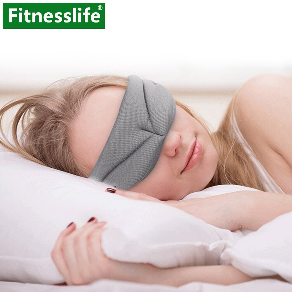 Slapen Oogmasker Voor Slaap Oog Cover 3D Shade Soft Nylon Travel Rest Eye Patch Band Blinddoeken Upgrade Voor vrouwen Man