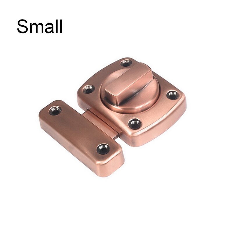 Universal Door Latch Gate Latch Security Sliding Door Lock Door Bolt Zinc Alloy With Screws Door Latch Lock Pull Cabinet Latch: bronze S