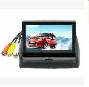 Car Styling 4.3 Inch TFT LCD Screen Car Monitor Display with Wifi Rear View Reverse Backup Camera Car TV Display
