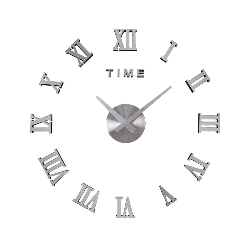 3D Acryl Klok Spiegel Sticker Horloge Muur Diy Creatieve Klok Woondecoratie Quartz Klok/Gratis Te Sturen 3D Vlinder sticker: E