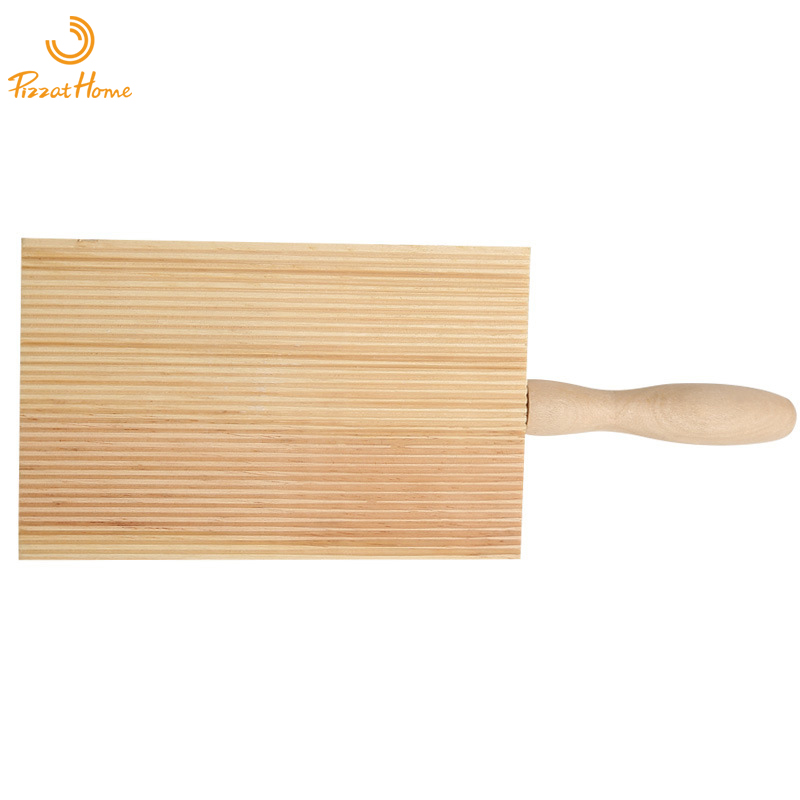 PizzAtHome Italian Pasta Board Gnocchi Macaroni Board Wooden Garganelli Board Making Noodles Butter Board Kitchen Tools