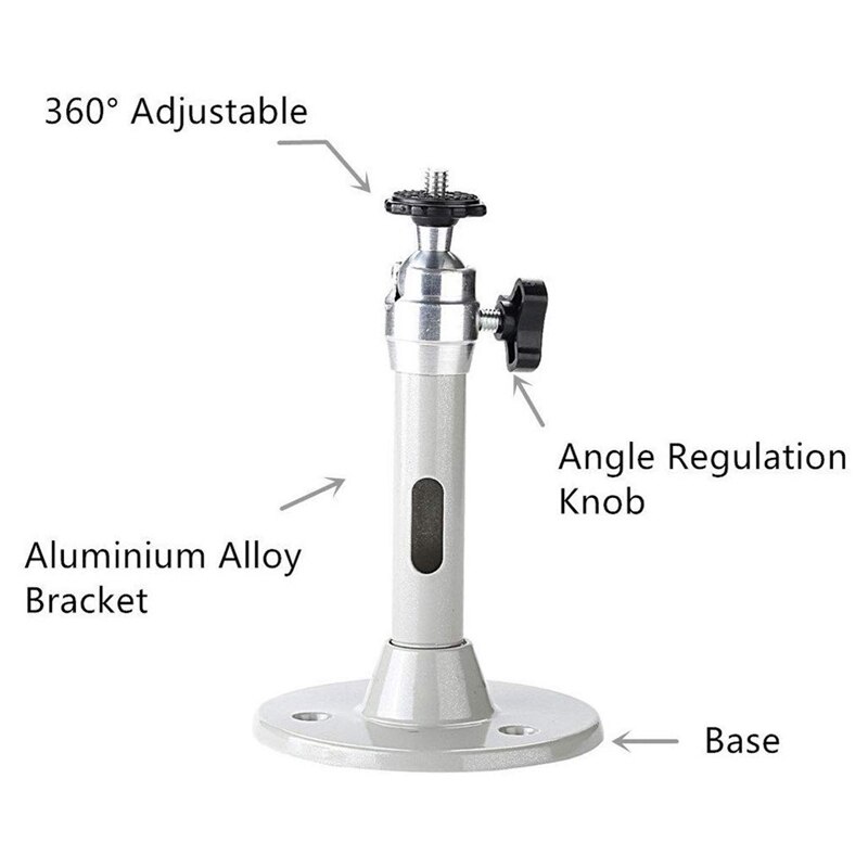 Soporte Universal de aluminio de 13,5 cm para proyector para techo o pared capacidad de 5 Kg para cámara o Mini proyector