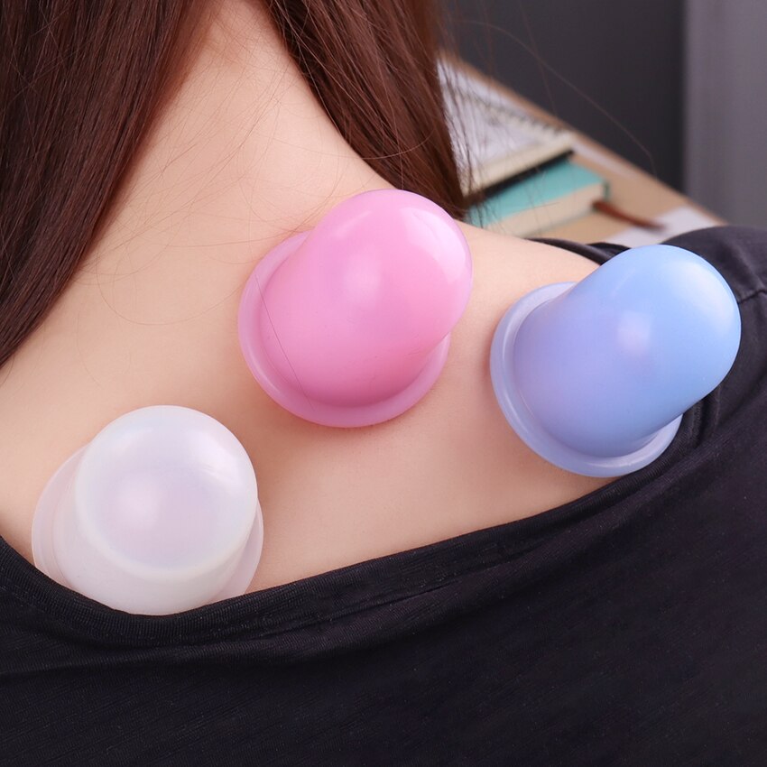 1Pc Brand En Cupping Apparaat Familie Body Massage Helper Anti Cellulite Vacuüm Siliconen Cupping Cups