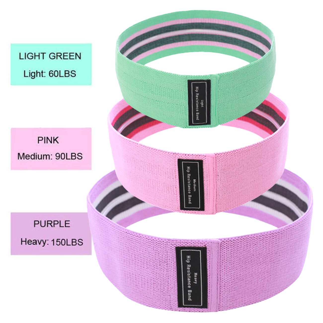 Resistance Bands Set,Fabric resistance bands booty band set gym equipment workout elastic rubber band for yoga sports fitness hi