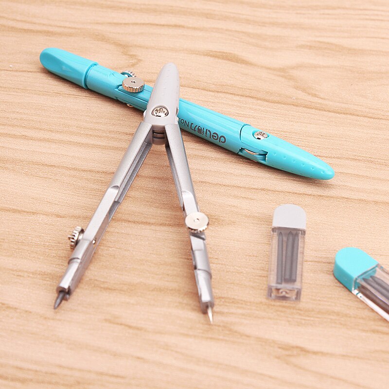 garmażeria 8607 Kompas kolor uczeń Kompas rysunek instrument rysowanie na metalu narzędzie Kompas koło narzędzie robić rysowania Compasso narzędzia robić rysowania