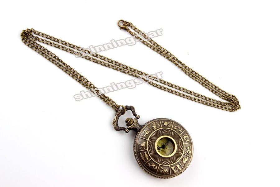 Womens Mens Quartz Pocket Watch 1pcs Vintage Watch Necklace Retro Australia Map Watch Pendant Clock On Chain