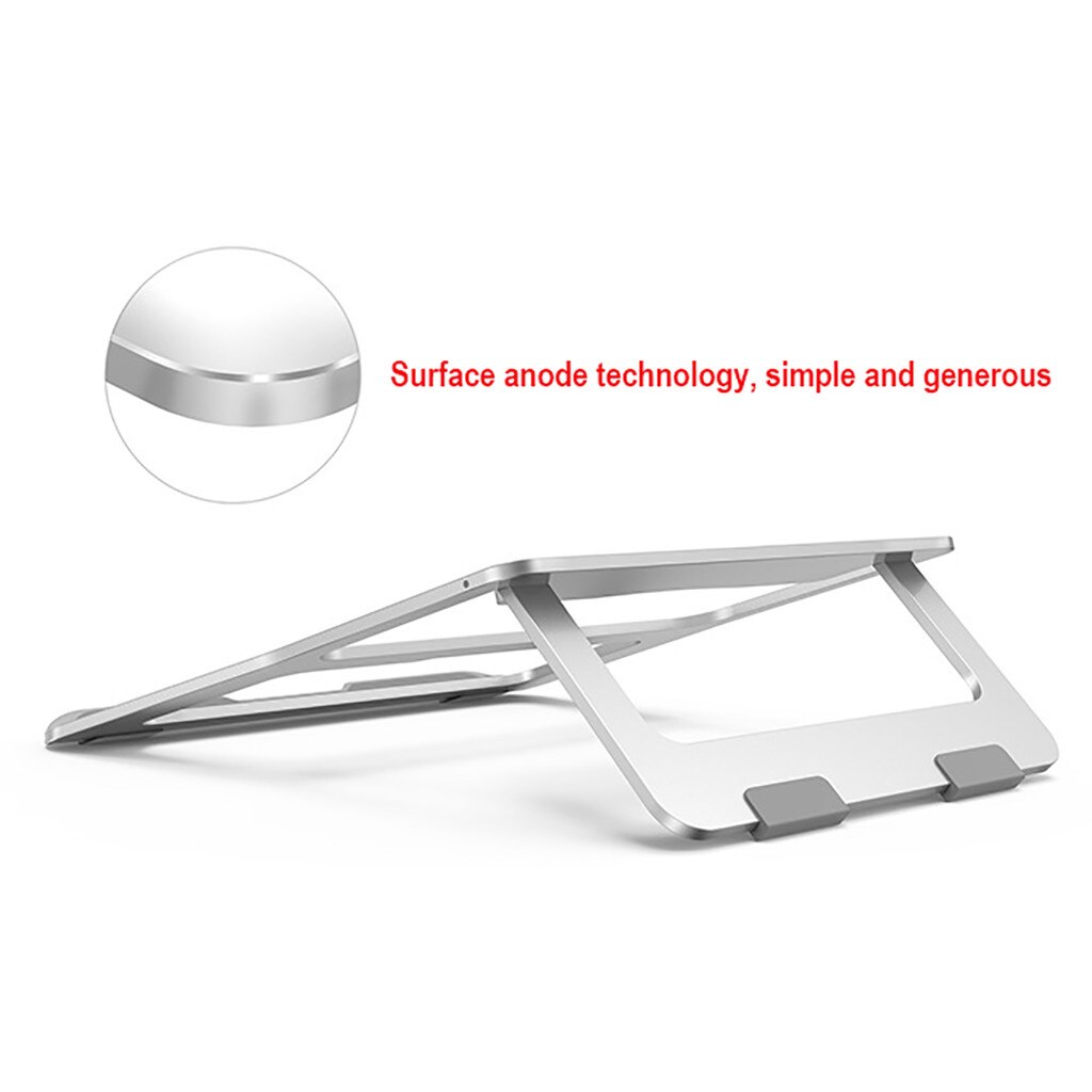 Opvouwbare Laptop Stand Draagbare Verstelbare Aluminium Legering Opvouwbare Laptop Houder Beugel Voor Alle Tablets En Laptops Tot 15''