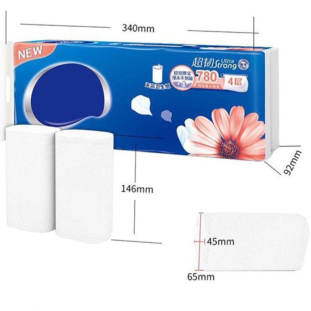 Kitchen Toilet Paper Roll Bathroom Home Kitchen Toilet Paper White Cleaner Roll Tissue Towels Tissue 4 Ply