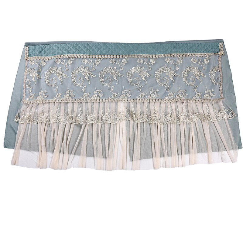 LCD TV Cover Cloth Television Dust-proof Microfiber Cloth LED Screen Lace TV Television Dust Cover 37-50 Inches: Blue 47 inch