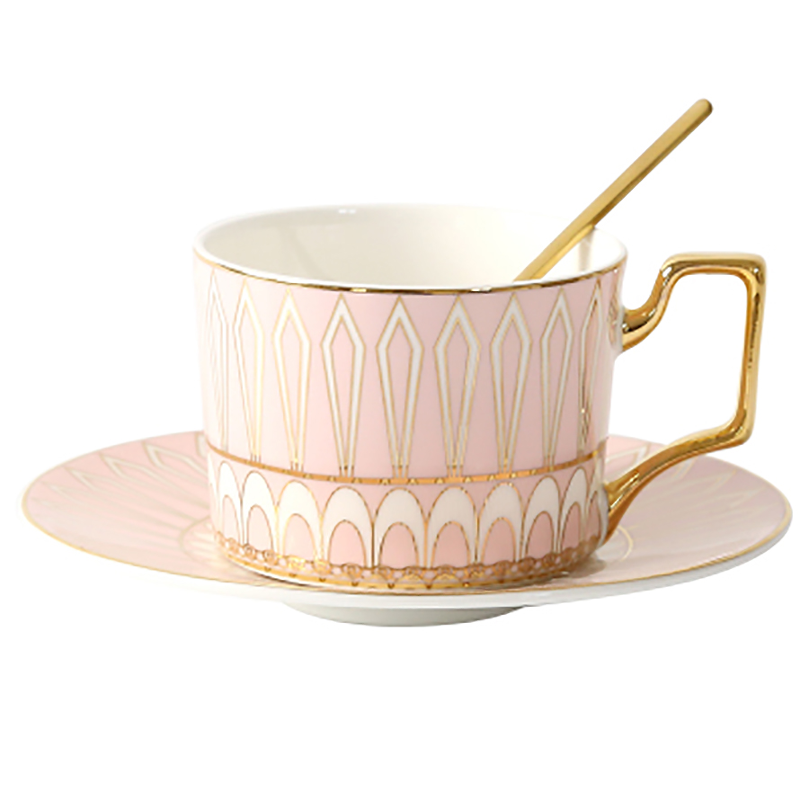 Kerst Thee Cup Set Hoge Europese Koffie Kopje Thee Set Keramische Espresso Cups Herbruikbare Kubek Thee Glazen Servies Thuis LZI015