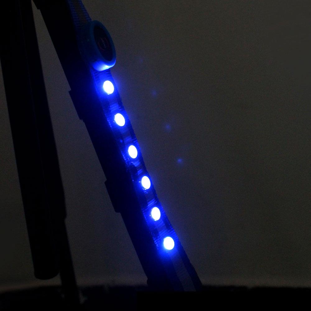 Horse Head Straps Horse Reins LED Sports Horseman Polyester Blue Equestrian Reins Outdoor Tournament