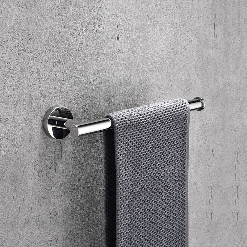 Glänzende Spiegel Schlecht Hardware- einstellen Runde Handtuch Bar Wc Papier Halfter Handtuch Ring Kleid Haken Edelstahl DIY