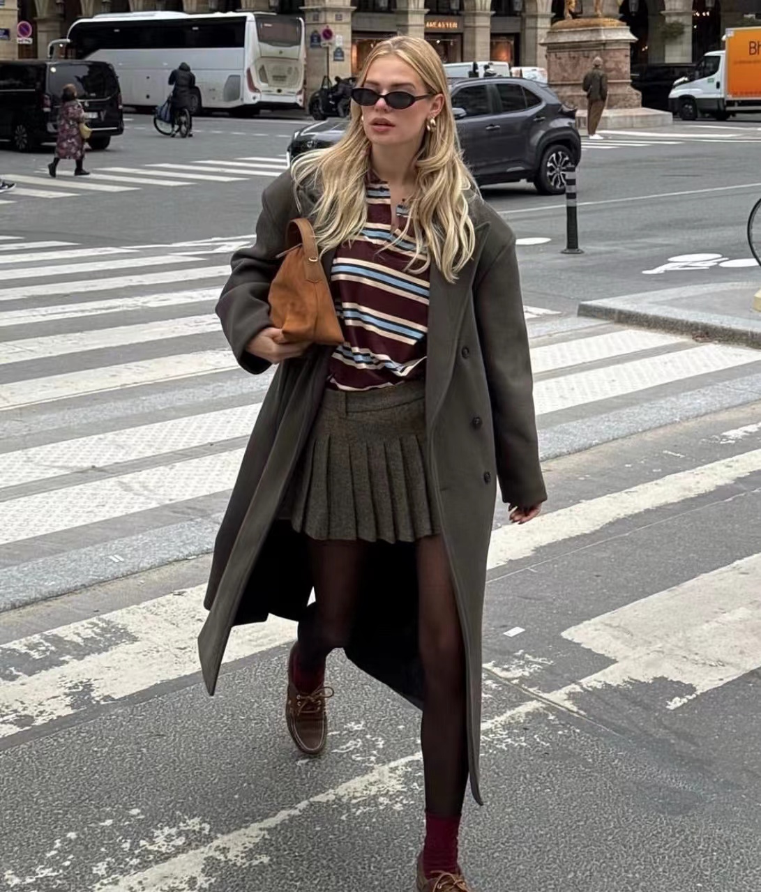 Sommar dam pikétröjor kvinna långärmade crop tops randiga vintagekläder pikétröjor mujer streetwear casual toppar bruna