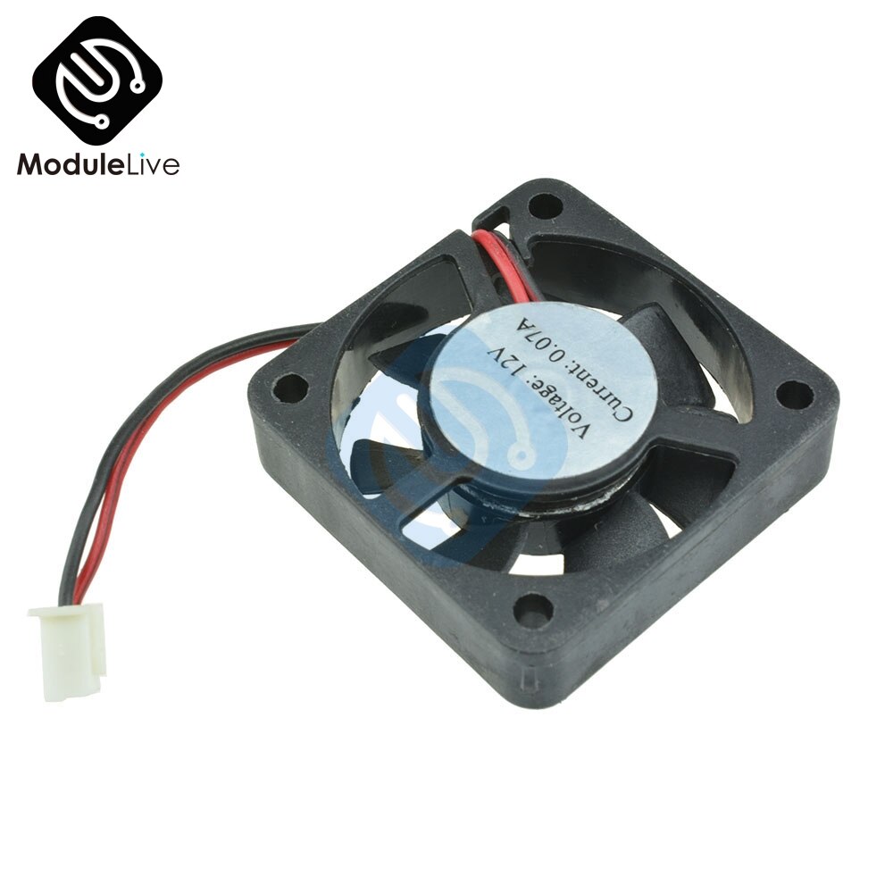 Computer Case Cooler 2Pin 12V 4 Cm 40 Mm Pc Cpu Cooling Koeler Fan Zwart Koellichaam Kleine Koeling fan Pc Voor Arduino Raspberry Pi