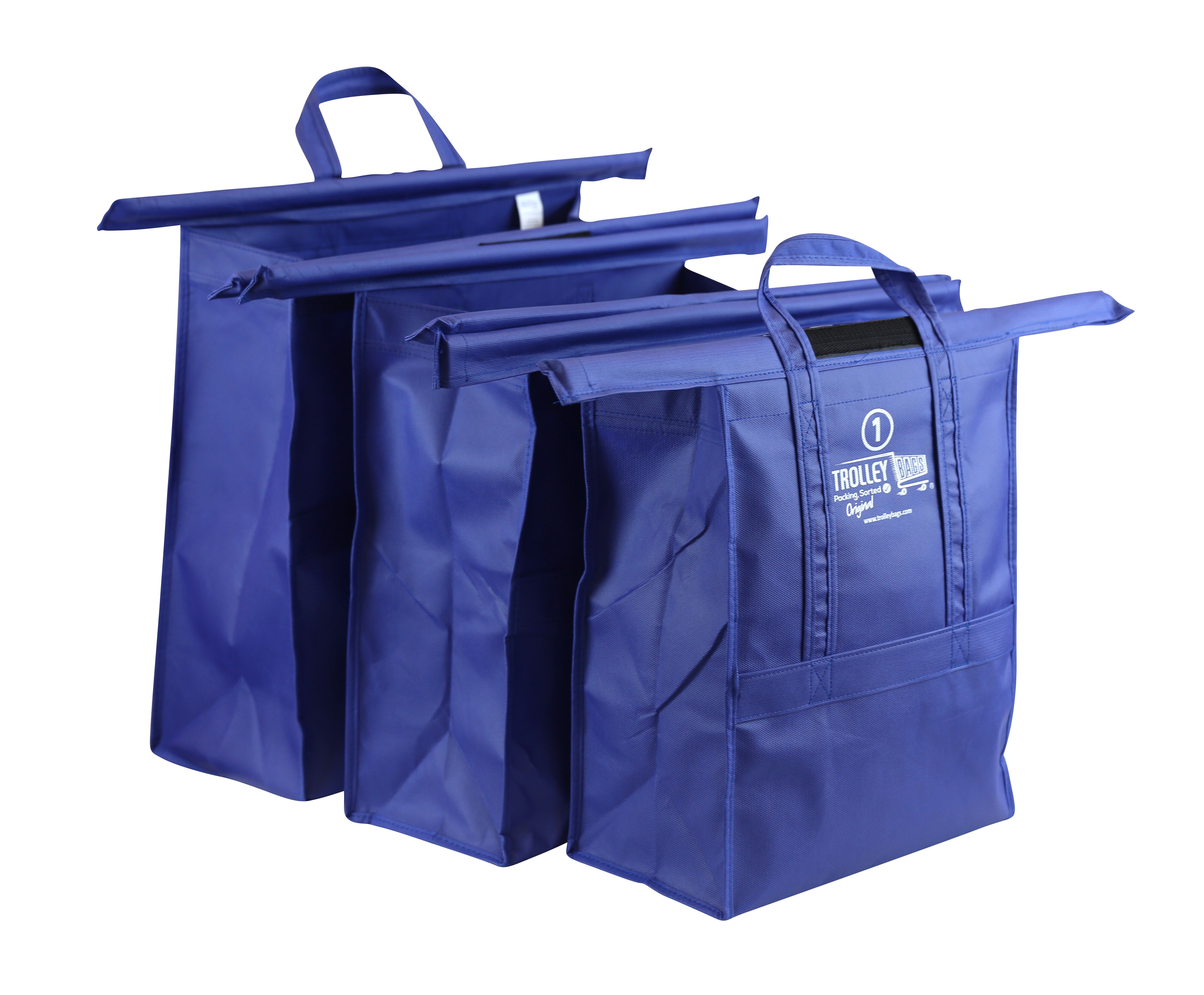 Trolley Tassen 3 Stks/set Winkelwagen Trolley Tassen Opvouwbare Herbruikbare Boodschappentas Eco Supermarkt Bag Bolsas