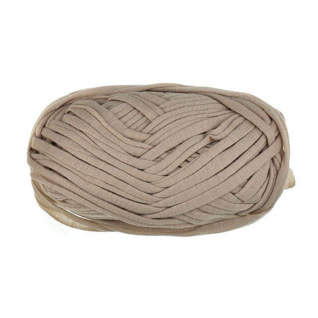 100 g/stks 30M Breien Dikke Draad Gehaakte Doek Garen breien crochetting draad DIY Tas Handtas Tapijt Kussen Katoenen Doek: Khaki