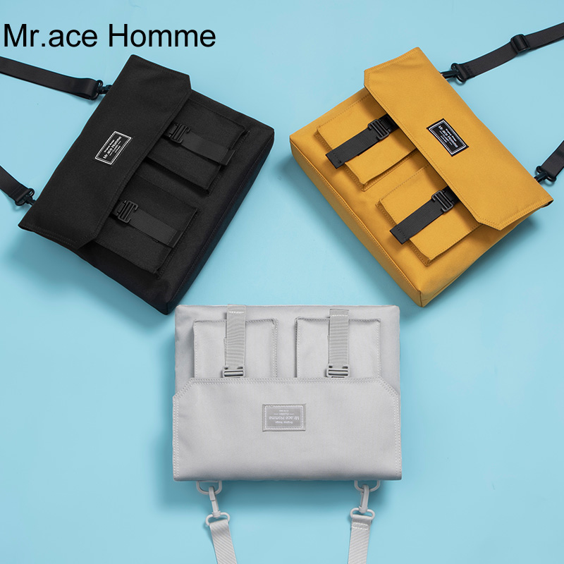 Bolso de mensajero amarillo de simple, bolso de teléfono para hombre, bolso de lona para mujer, bolsos de hombro para niño, bolso de escuela de verano