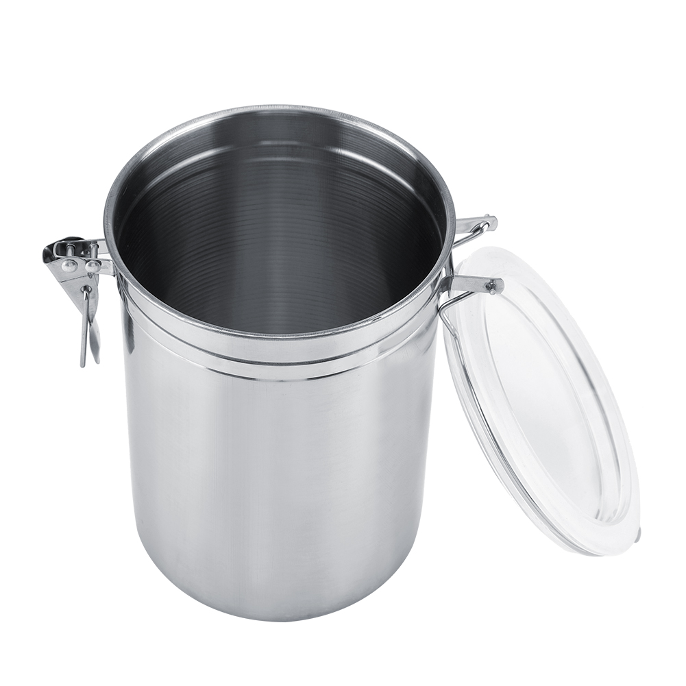 Stainless Steel Coffee Container Storage Canister Vacuum Sealed Storage Jar for Sugar Tea Kitchen Storage Box Vacuum Containers