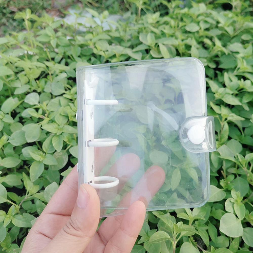 3-Ring Transparent Planner Binder Personal Journal Clear Shell Transparent Binder Shell Office School