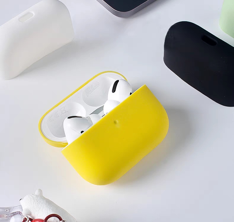 Custodia per Airpods pro 2 Custodia per cuffie senza fili in silicone tinta unita per Mela aria baccello pro2 Guscio protettivo di seconda generazione