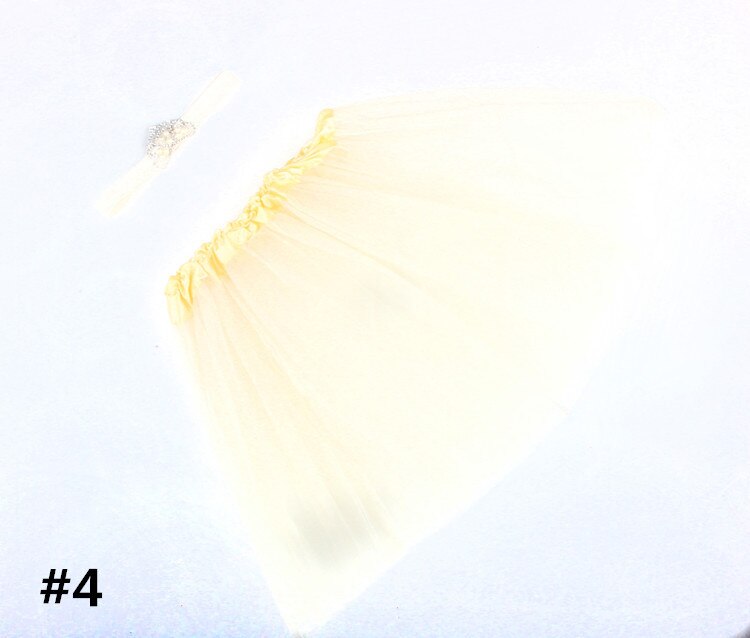 Kroon Haarband Baby Pak Kinderen Tutu Rok Haarband Pak Baby Fotografie Gaas Rok Infant Tulle Rok