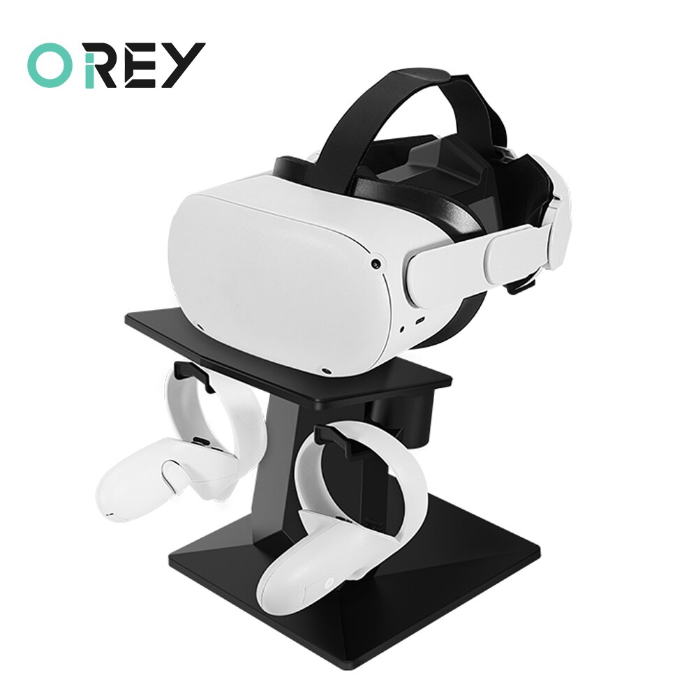 VR Headset and Touch Controllers Display Stand, Helmet &amp; Handle Holder Mount Station for Oculus Quest 2 /1/HTC Vive VR Stand