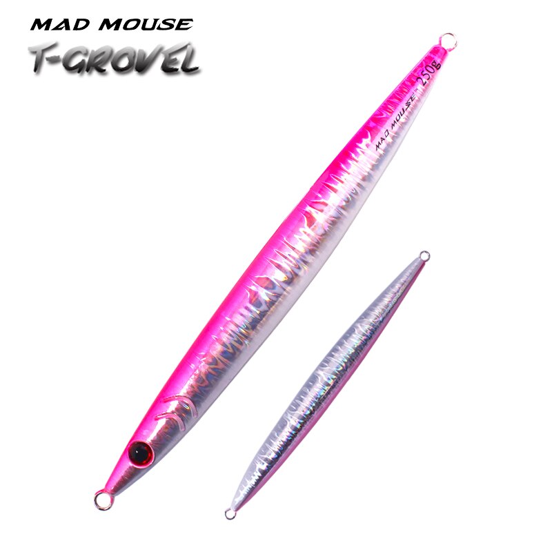 Japon MADMOUSE nouvelle lueur rapide gabarits leurre jig plomb poisson 100g150g200g250g300g bateau appât leurre eau salée leurre