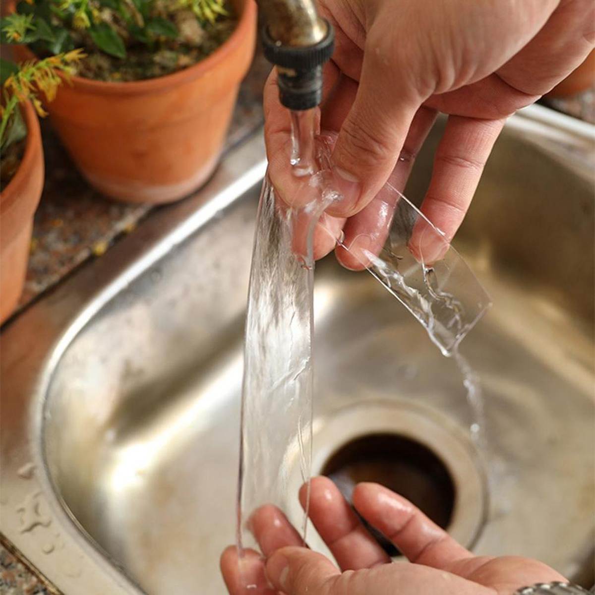 1 Roll Herbruikbare Transparante dubbelzijdige Tape Kan Wasbaar Vaststelling Geen Spoor Gel dubbelzijdige Tape Auto Thuis DIY