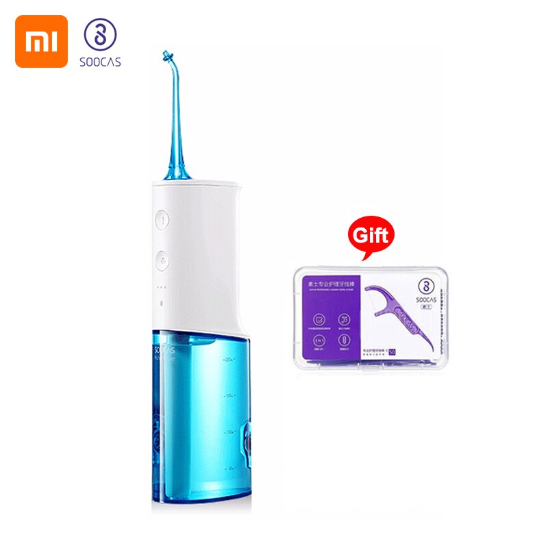 Xiaomi Soocas W3 Electric Oral Irrigator Dental Floss 2200mAh Rechargeable Water flosser Jet Water Pick Waterproof Teeth Cleaner: with only 1 noozle