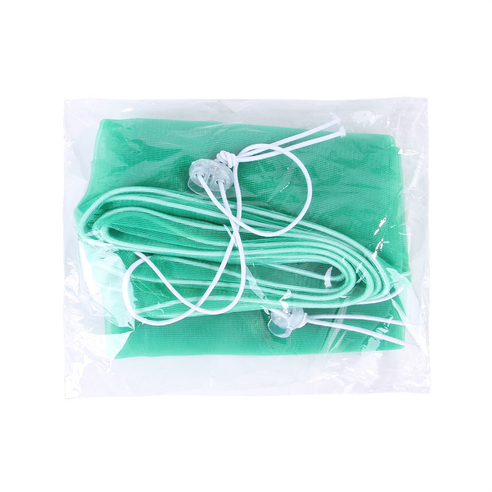 Receptor Seed Guard Nylon Mesh Bird Parrot Cover Soft Easy Cleaning Nylon Airy Fabric Mesh Bird Cage Cover Seed Catcher Guard