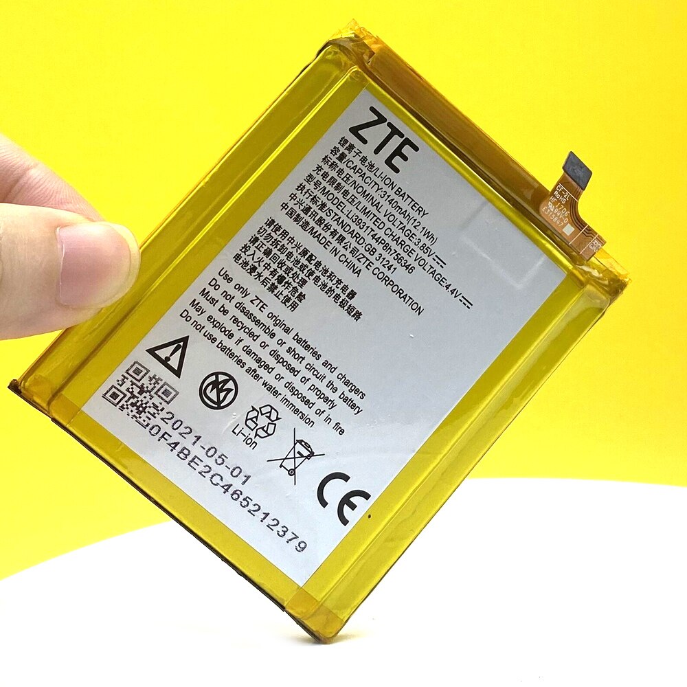 D&#39;origine Li3931T44P8h756346 Batterie Pour ZTE Axon 7 5.5 pouces 7S A2017 A2018 A2017U Axon 8 Lame V8 Pro Grand X4 Z978 Z971 Z956