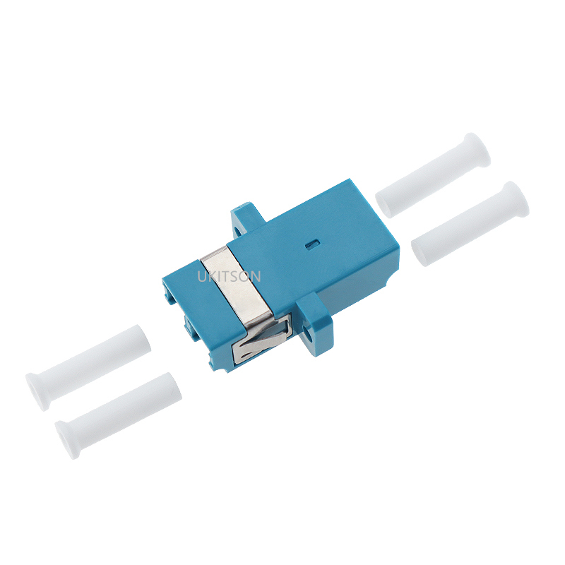 LC To LC APC UPC Duplex Coupler Plug Female Adapter Keystone 2 Ports LC-LC Optical Fiber Connector For Telecom Network Extension