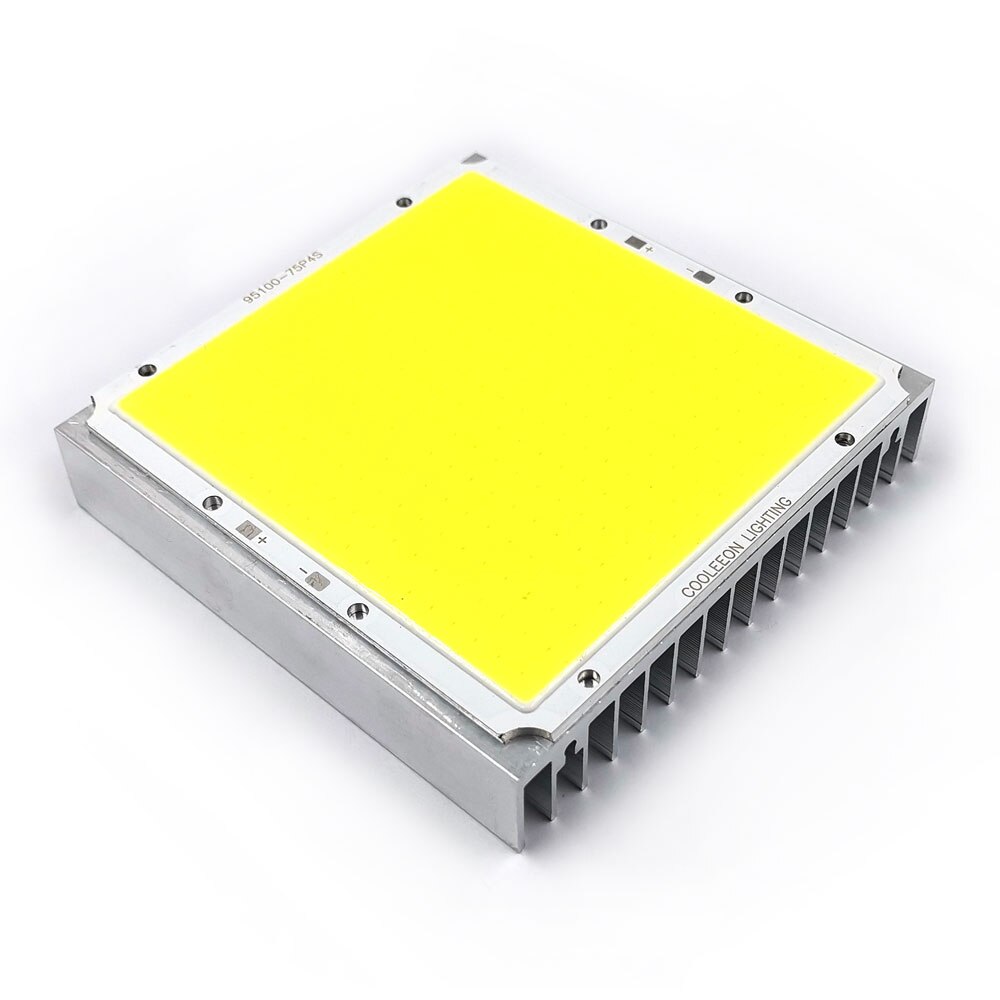 2 stk 100 x 100 x 13mm led radiator 100mm firkantet aluminium heatsink køleplade til led lys udstrålende plade 10cm