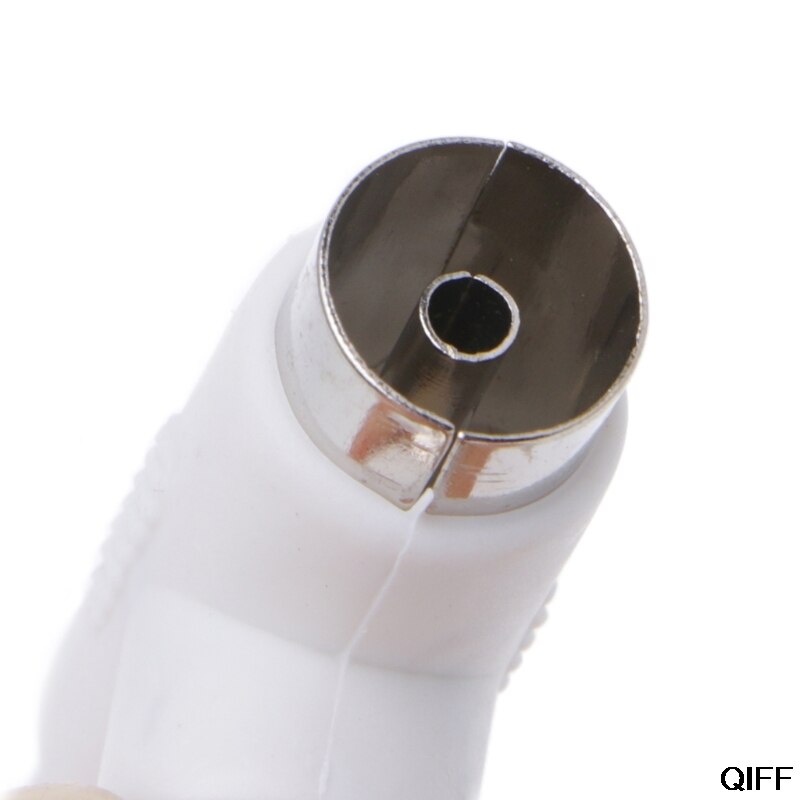 2- vejs tv t splitter antenne koaksialkabel han  to 2x kvindelige stik adapter aug . 8