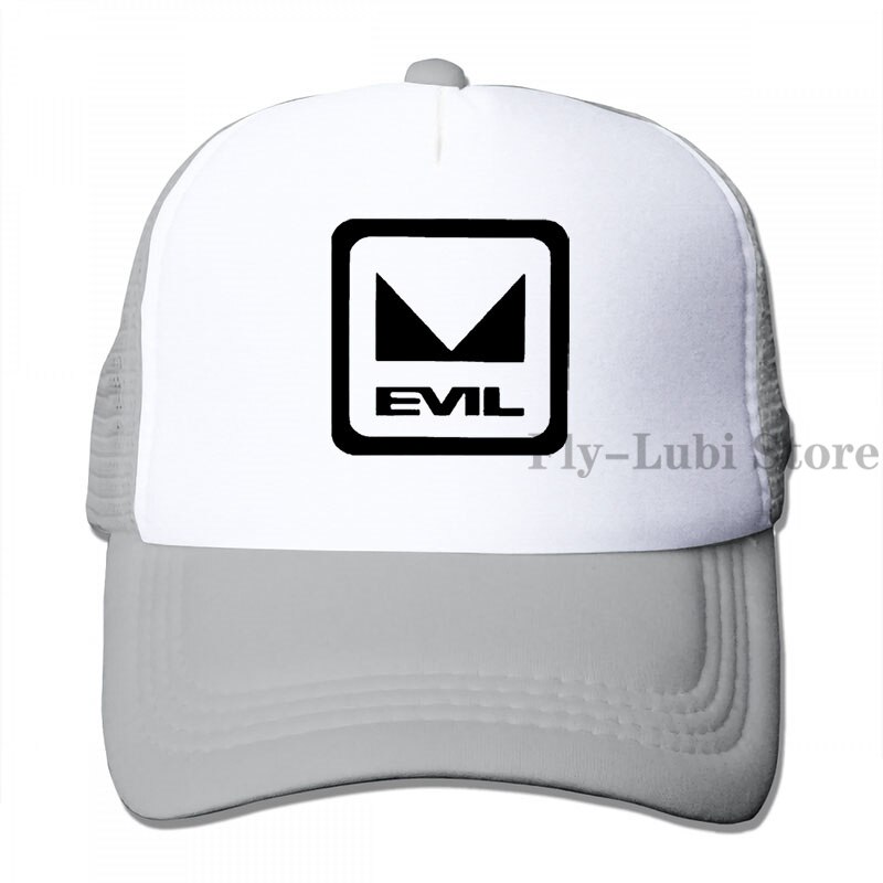 Evil Bikes Baseball cap men women Trucker Hats adjustable cap: 3-Gray