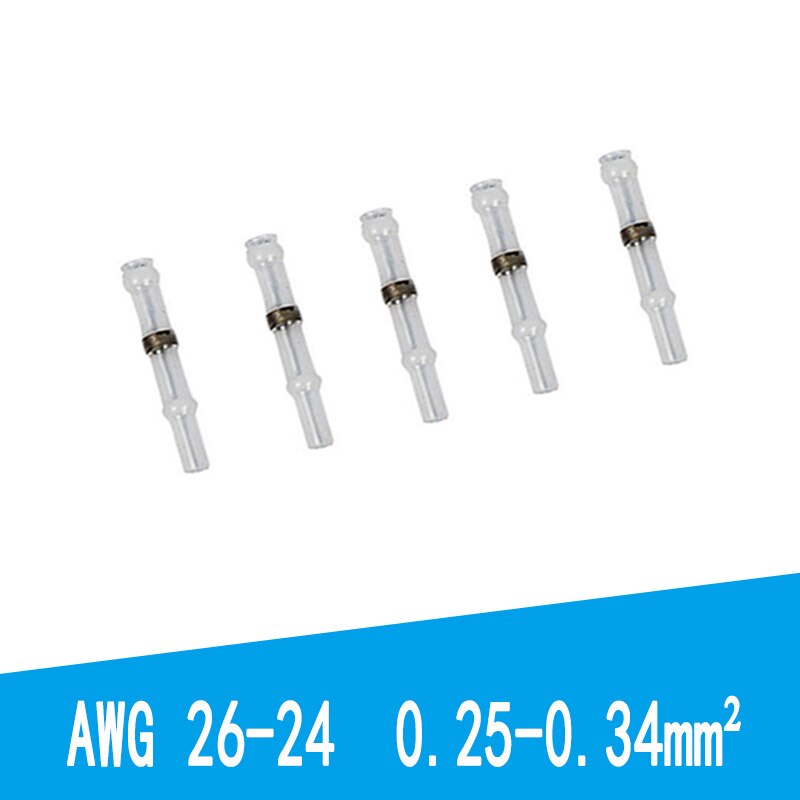 20/50PCS Waterproof Solder Seal Sleeve Splice Terminals Heat Shrink Electrical Wire Connector Butt Connector Insulated Soldering: S11WHITE 20PCS