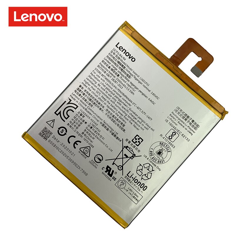 100% L16D1P33 3500Mah Batterij Voor Lenovo TAB4 7.0 Inch TB-7504N TB-7504F TB-7504X Batterij Bateria