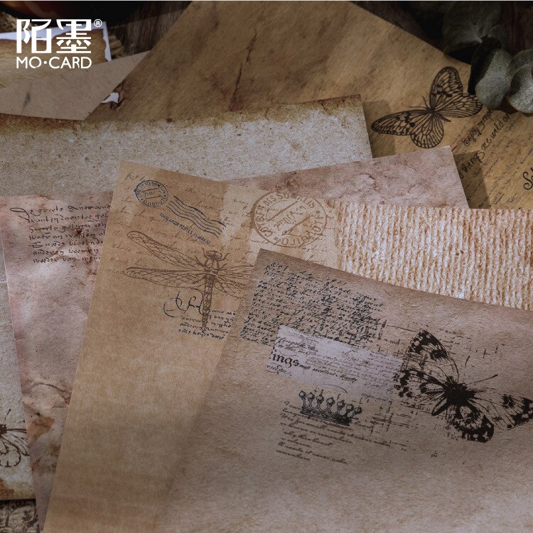 1pack/lot Kawaii Stationery Stickers Retro Texture folds DIY Craft Scrapbooking Album Junk Journal Happy Planner Diary Stickers