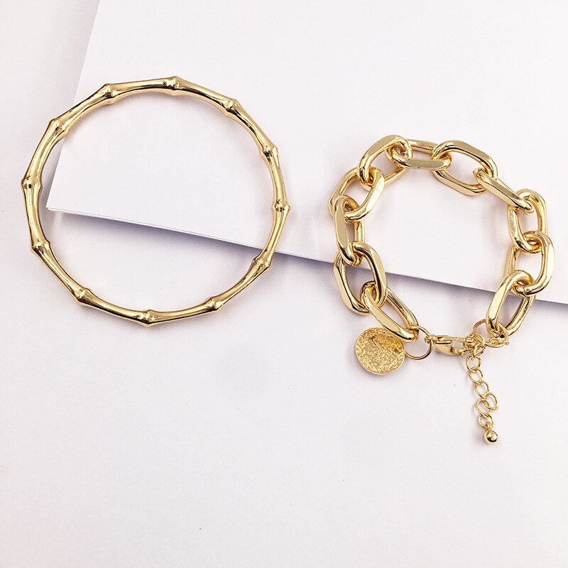 Trends In Europa En De Wind Armband Dikke Bamboe Armband Ketting Armband