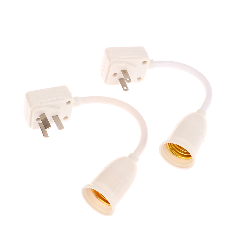 Husholdning  e27 lampebase fleksibel bøjning væglampe fatningsadapter stikkontakt lampepære forlængerholder