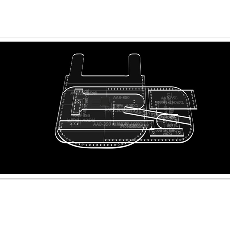 Acrylic Stencil 1set Clear Template Pattern Marble bag Leather Craft Sewing Pattern sewing stencils