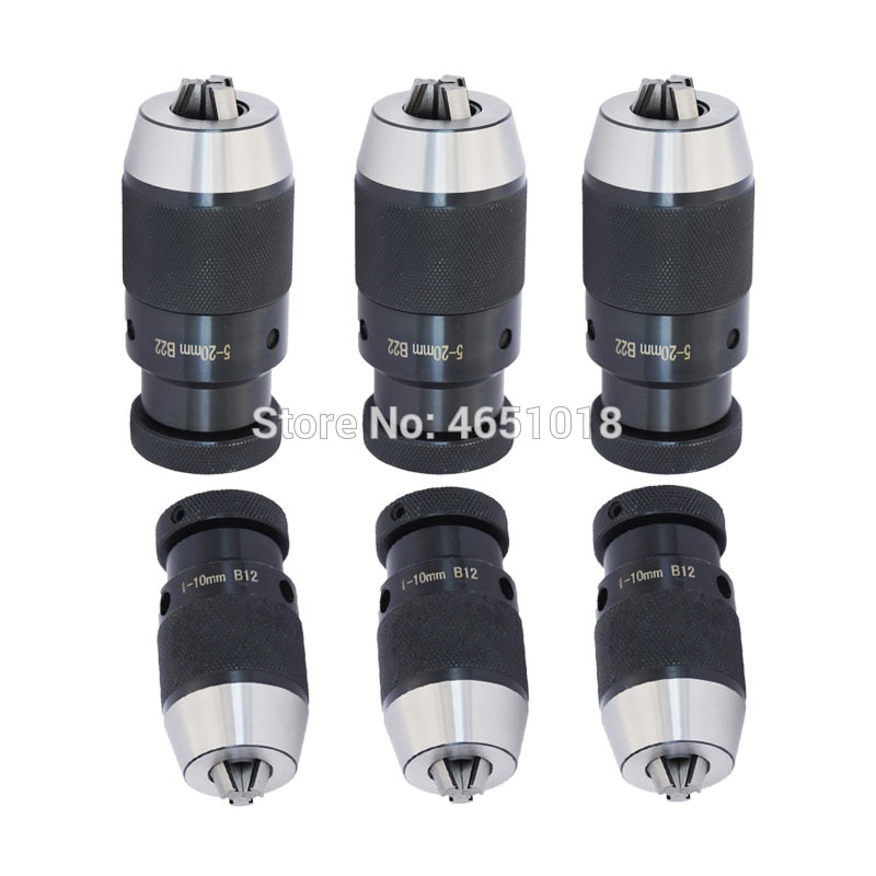 Un ensemble de Mohs tige conique MT2 MT3 B22 mandrin de perçage auto-serrant B22 (5-20mm) mandrin pour le perçage et le traitement de la fraiseuse