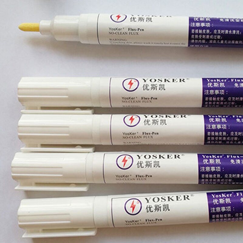 Soldering Rosin Flux Pen for Welding Repair Electronics Tabbing Wire Soldering Cleaning Free Welding Aid Pen Portable