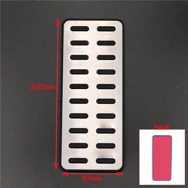 Gas brandstof rempedaal afdekking voor hyundai elantra  i30 kona / voor kia forte auto accessoires autostyling: Voetensteun 1pc