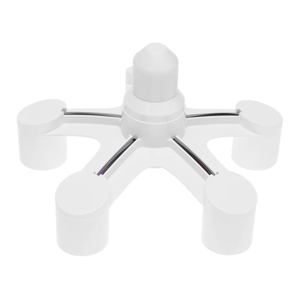 Support de lampe d'ampoule LED, répartiteur de douille de base, supports d'adaptateur, 2 en 1/3 en 1/4 en 1/5 en 1: Or / 2G7