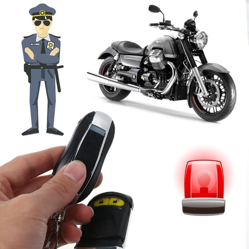 Sistema de alarma Universal para motocicleta, antirrobo, alarma de seguridad, Control remoto, arranque del motor y altavoz para Moto