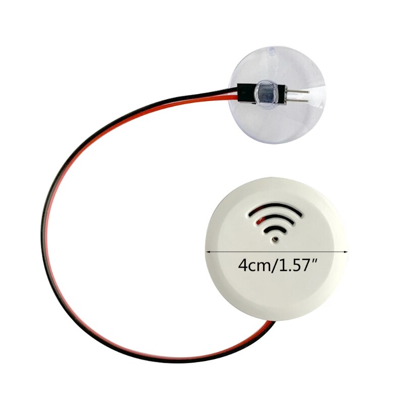 50LB Water Level Sensor Water Leak Detector Water Alarms with Probe for Aquarium Fish Tank Powered by Button Batteries
