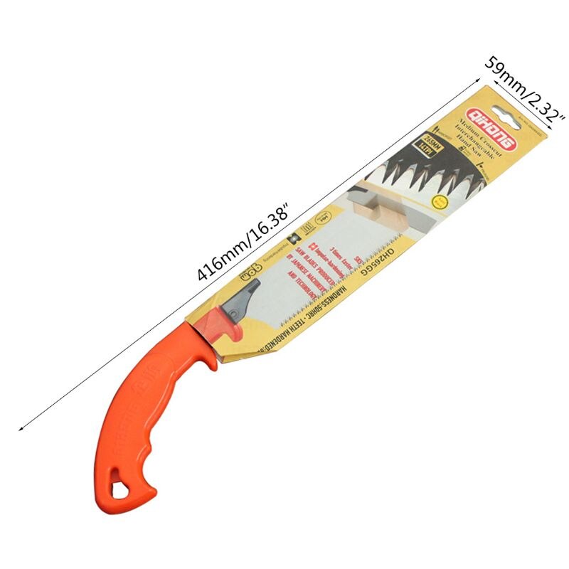 Japanese Ryoba Pull Saw 416mm Hand Tools For Slim Tenon Woodworking Precise Saw Garden Saw