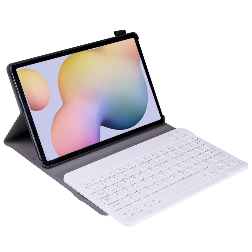 Capa destacável ultra-fina com teclado bluetooth sem fio, para samsung tab s7 11 polegadas t870 e t875, capa leve com suporte