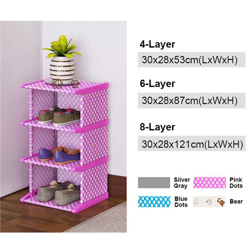Standing Shoe Storage Rack Dustproof Shoes Cabinet Assemble Shoe Organizer Top Corner Closet Holder Amazing Shoe Cabinet
